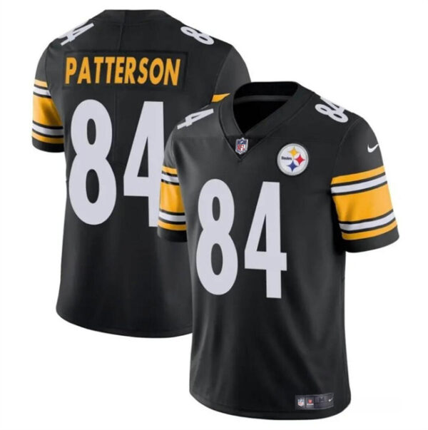 Women's Pittsburgh Steelers #84 Cordarrelle Patterson Black Vapor Stitched Football Jersey(Run Small)