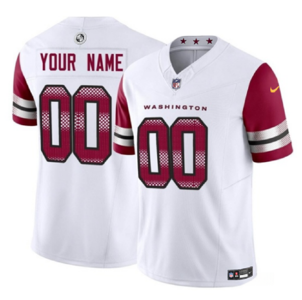 Women's Washington Commanders Active Player Custom White 2023 F.U.S.E Throwback Vapor Untouchable Limited Stitched Football Jersey