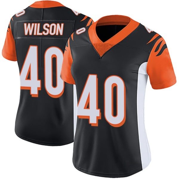 Women Nike Cincinnati Bengals #40 Brandon Wilson Black Jersey