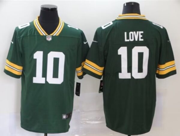 Youth Green Bay Packers #10 Jordan Love Green 2020 Vapor Untouchable Stitched NFL Nike Limited Jersey