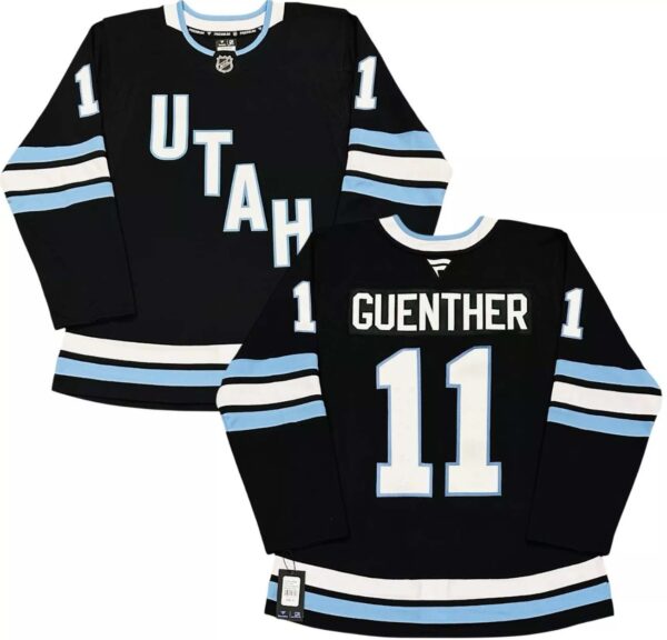 Men's Utah Hockey Club #11 Dylan Guenther Black Jerseys